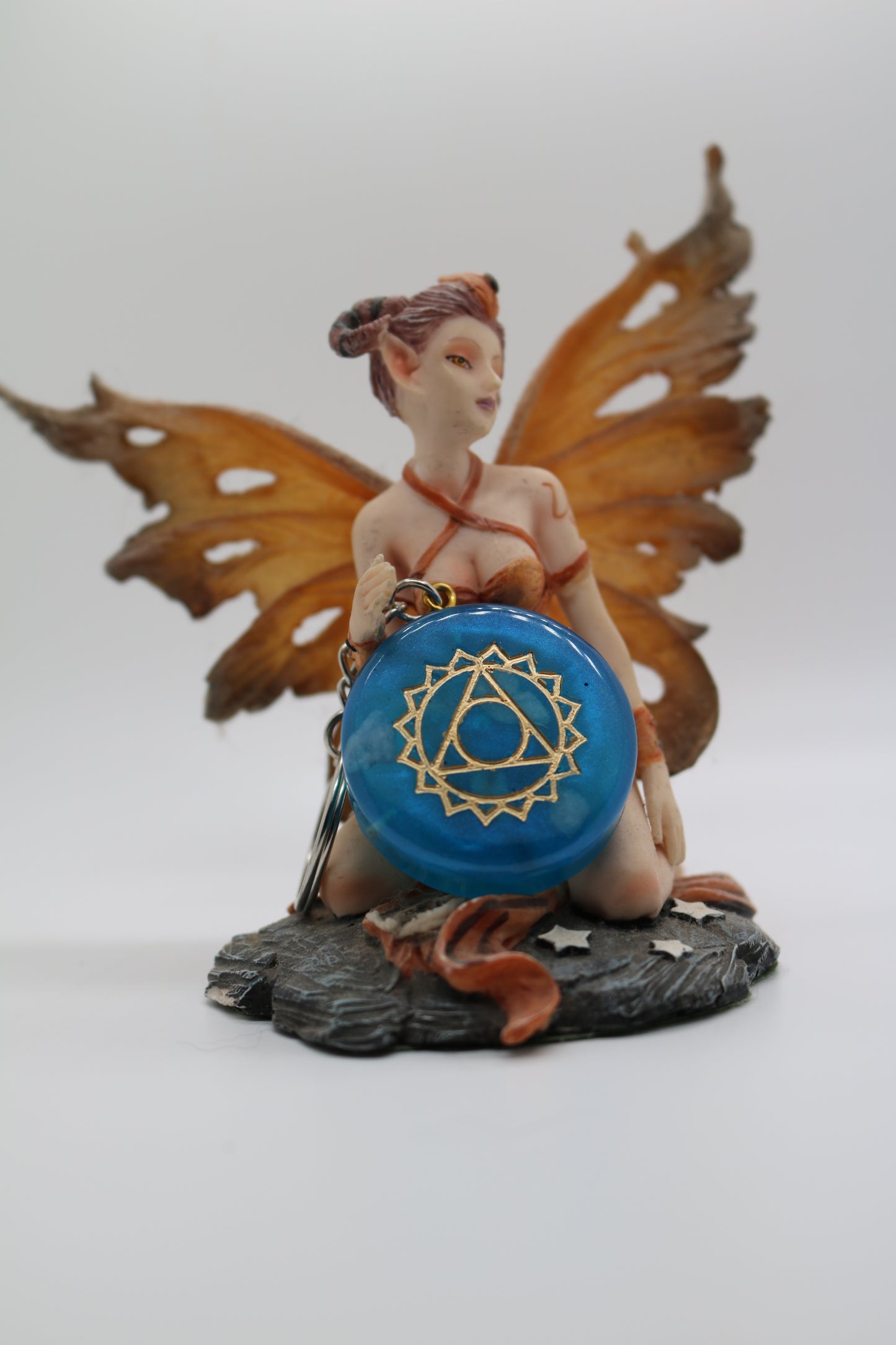 portachiavi chakra vishuddha "della gola"