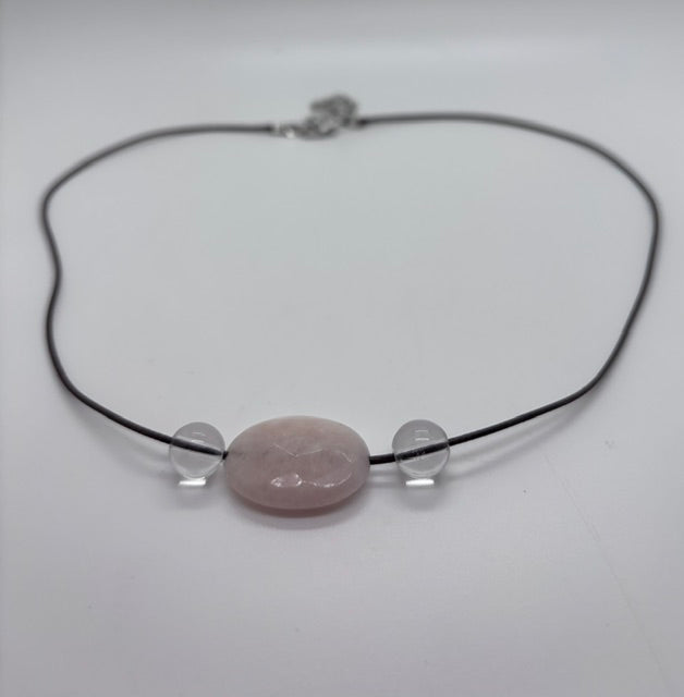Ciondolo Morganite Cristallo di Rocca